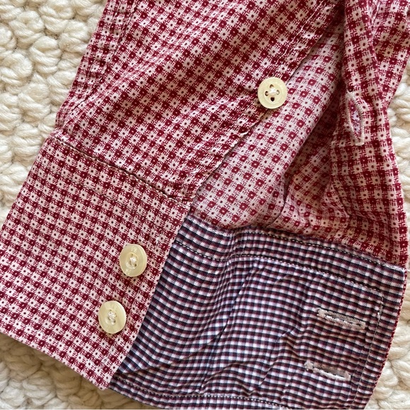 Mens Paul Smith red & white checkered shirt - Picture 8 of 15